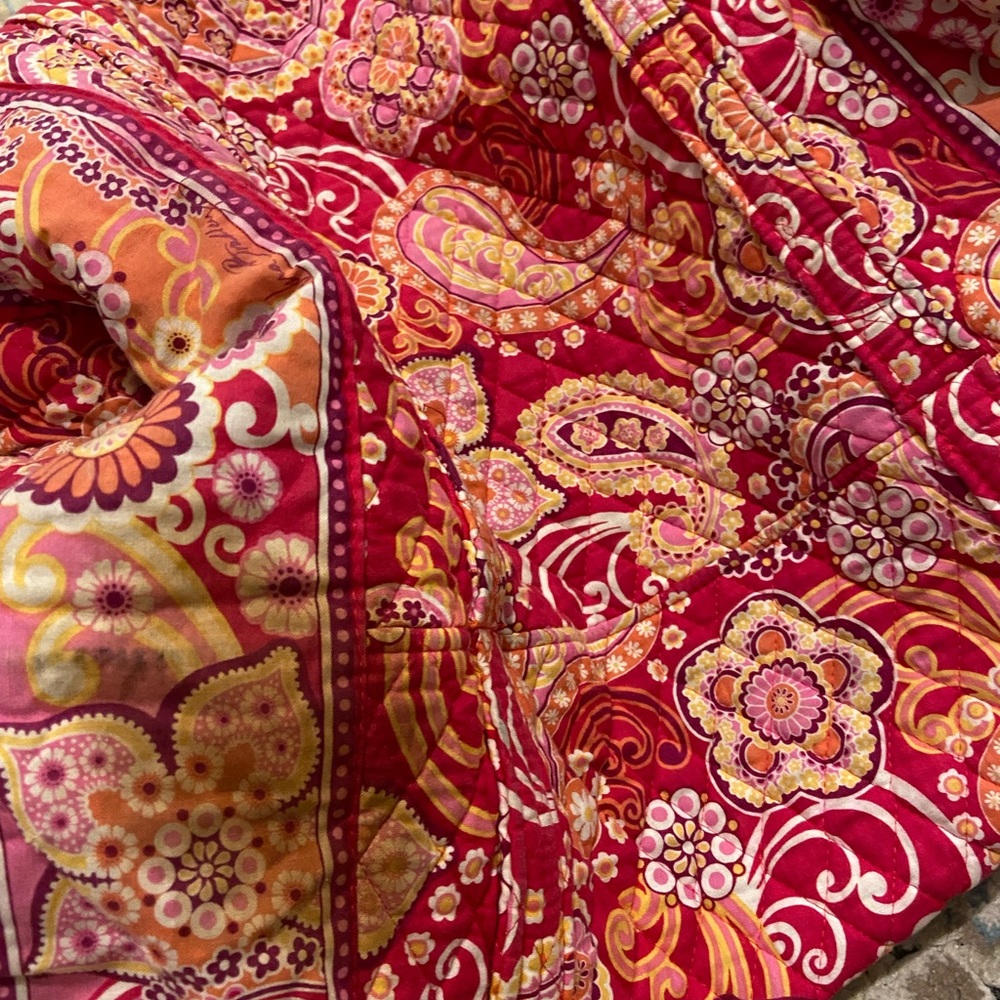 Vera Bradley Raspberry Fizz Overnight Duffel Bag - Picture 7 of 7